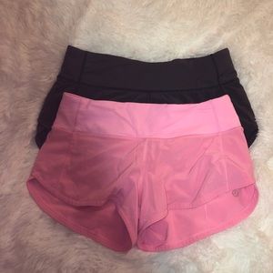 Lululemon Speed Up Short Bundle size 2